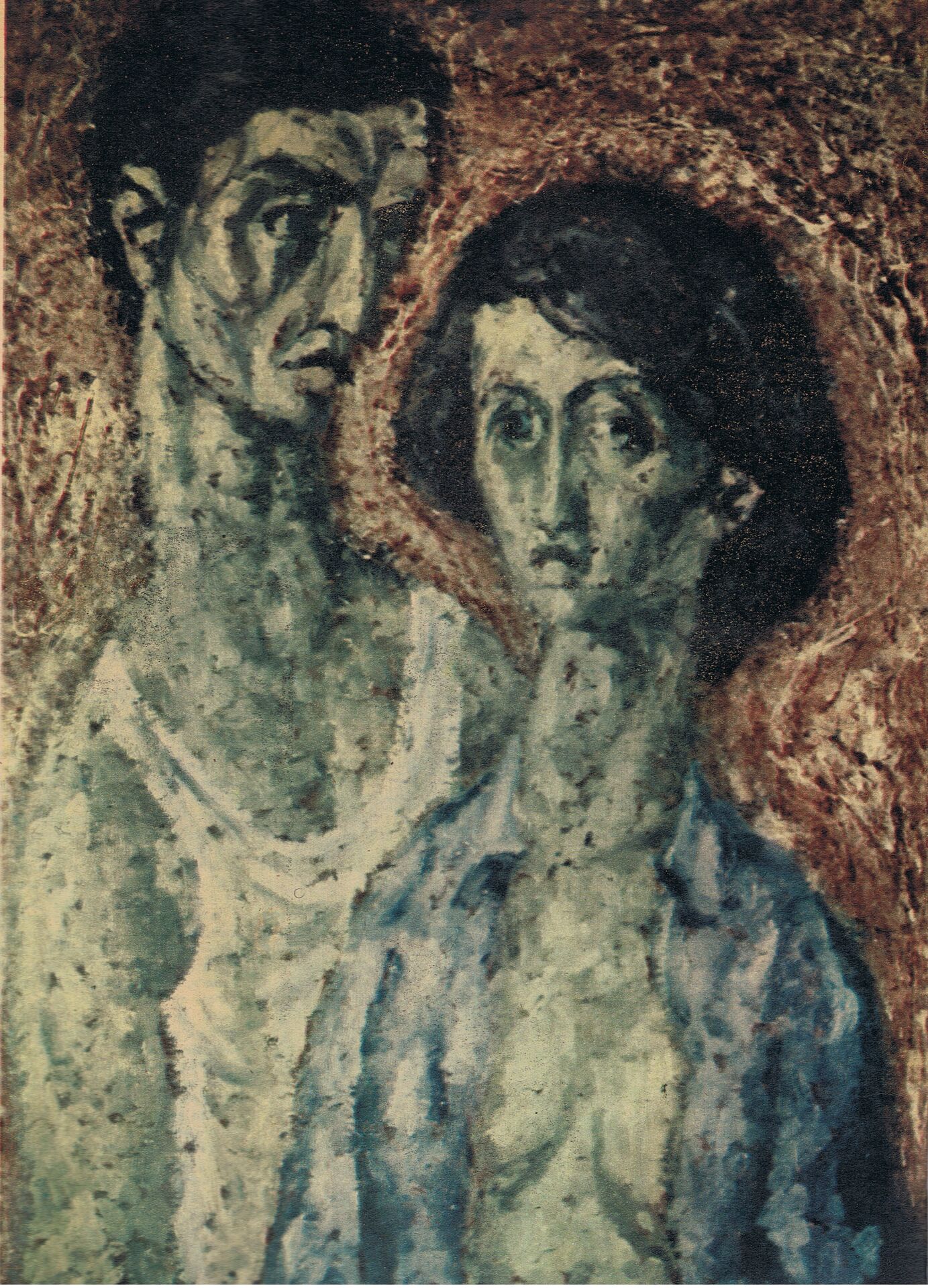 1960 pareja (en color)