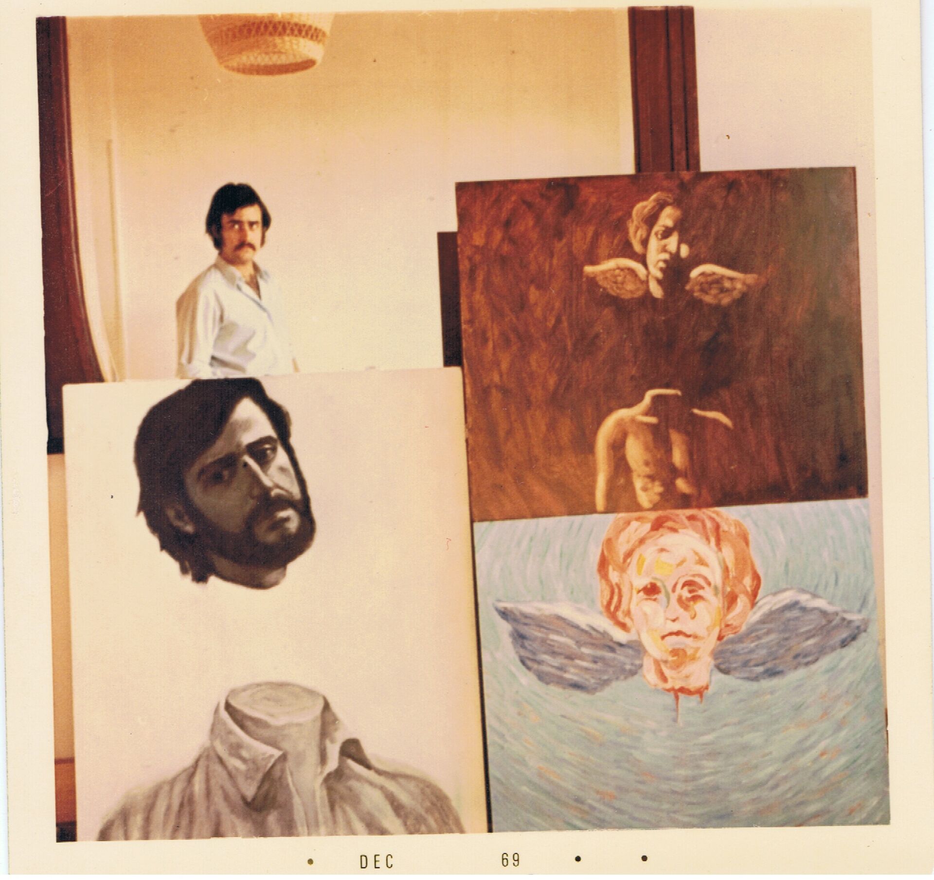 1969 Ángeles y autorretrato decapitados